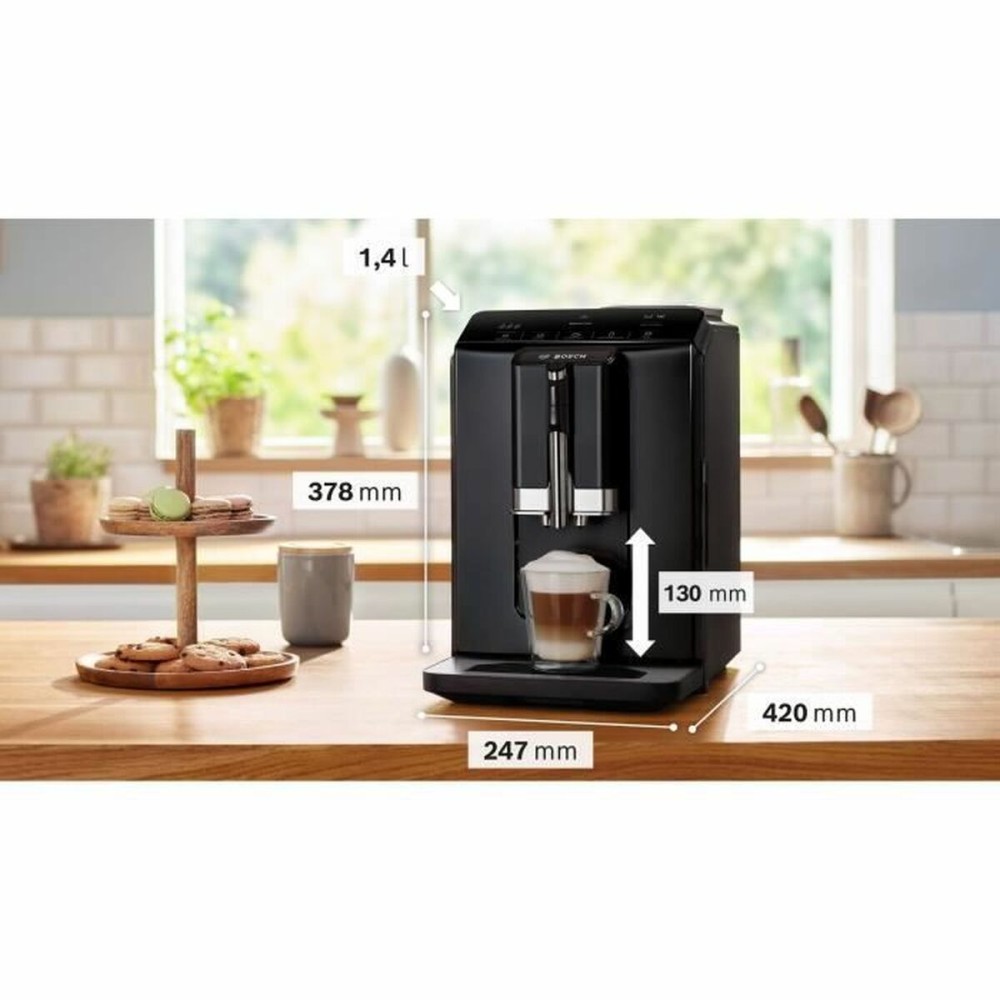 Superautomatische Kaffeemaschine BOSCH TIE20119 Schwarz 1300 W 1,4 L