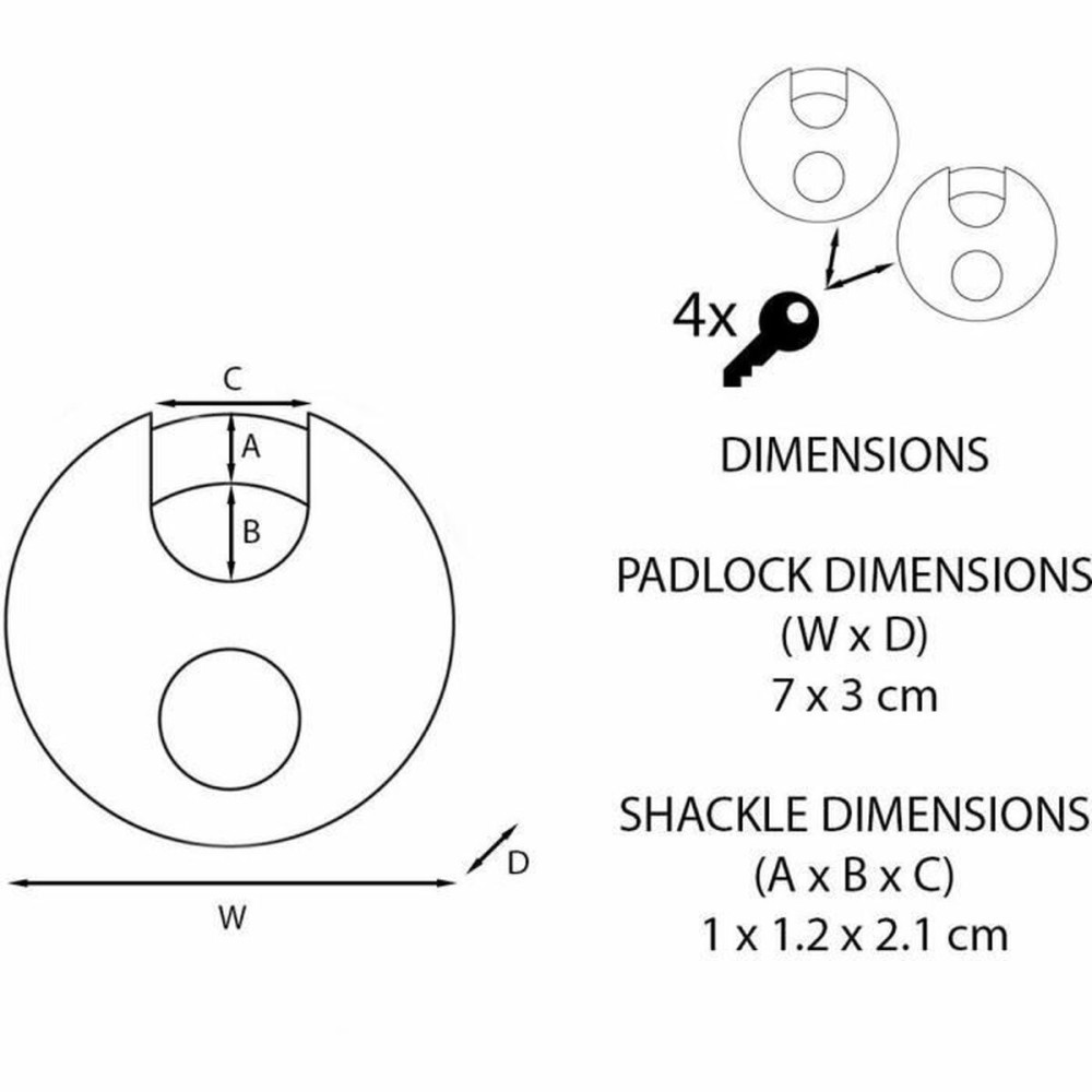 Verrouillage des clés Master Lock /PADLOCK