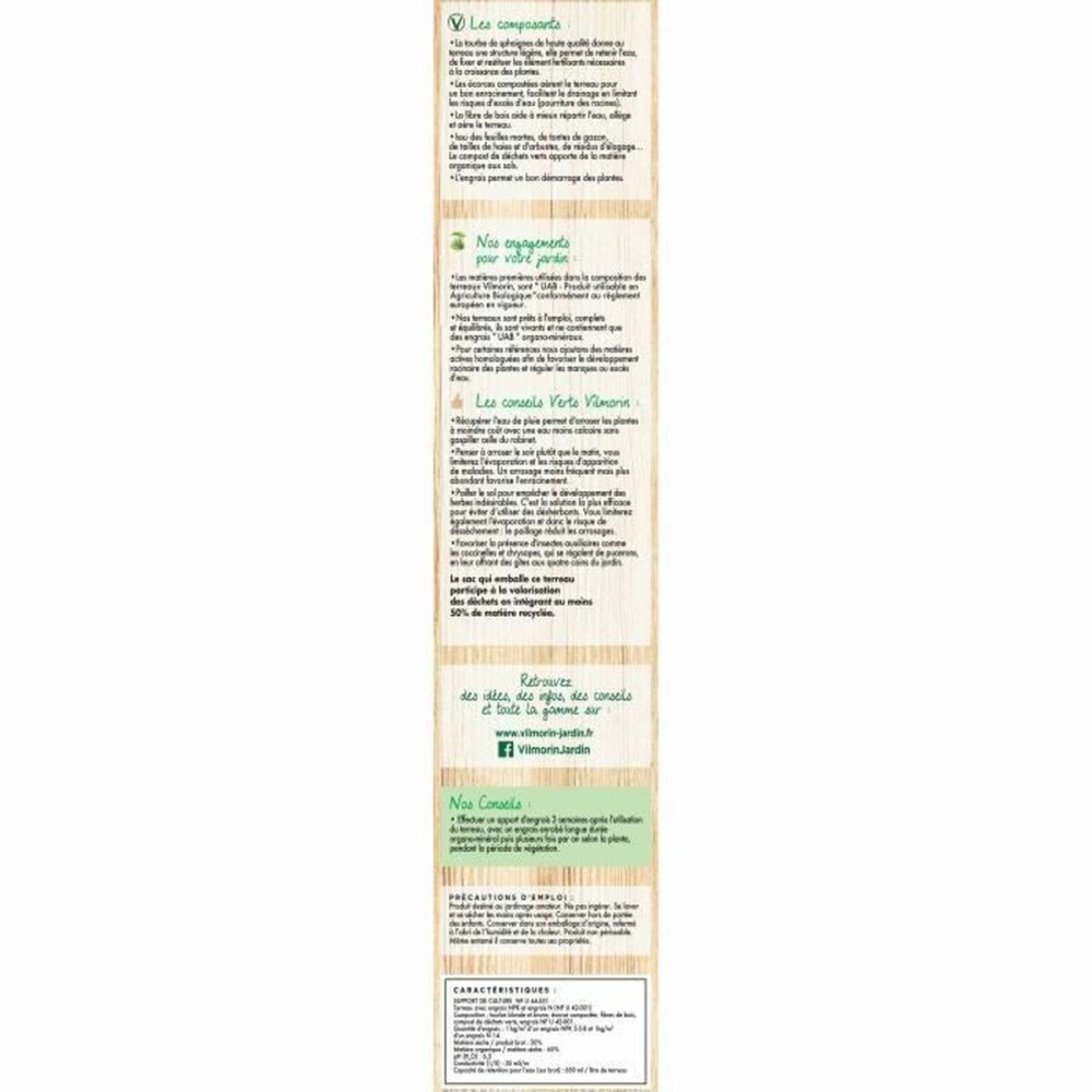 Potting compost Vilmorin Universal 40 L