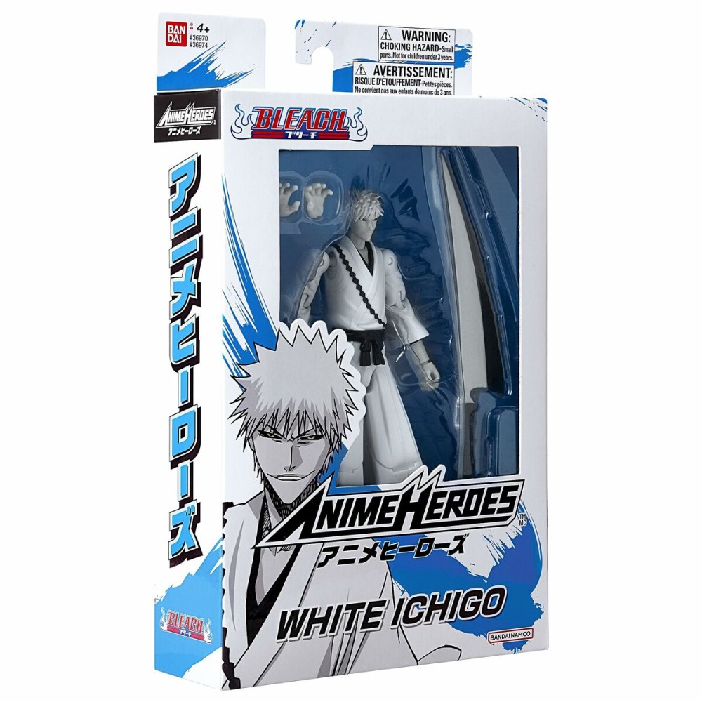 Figur mit Gelenken Bandai Anime Heroes: Bleach - White Kurosaki Ichigo 17 cm