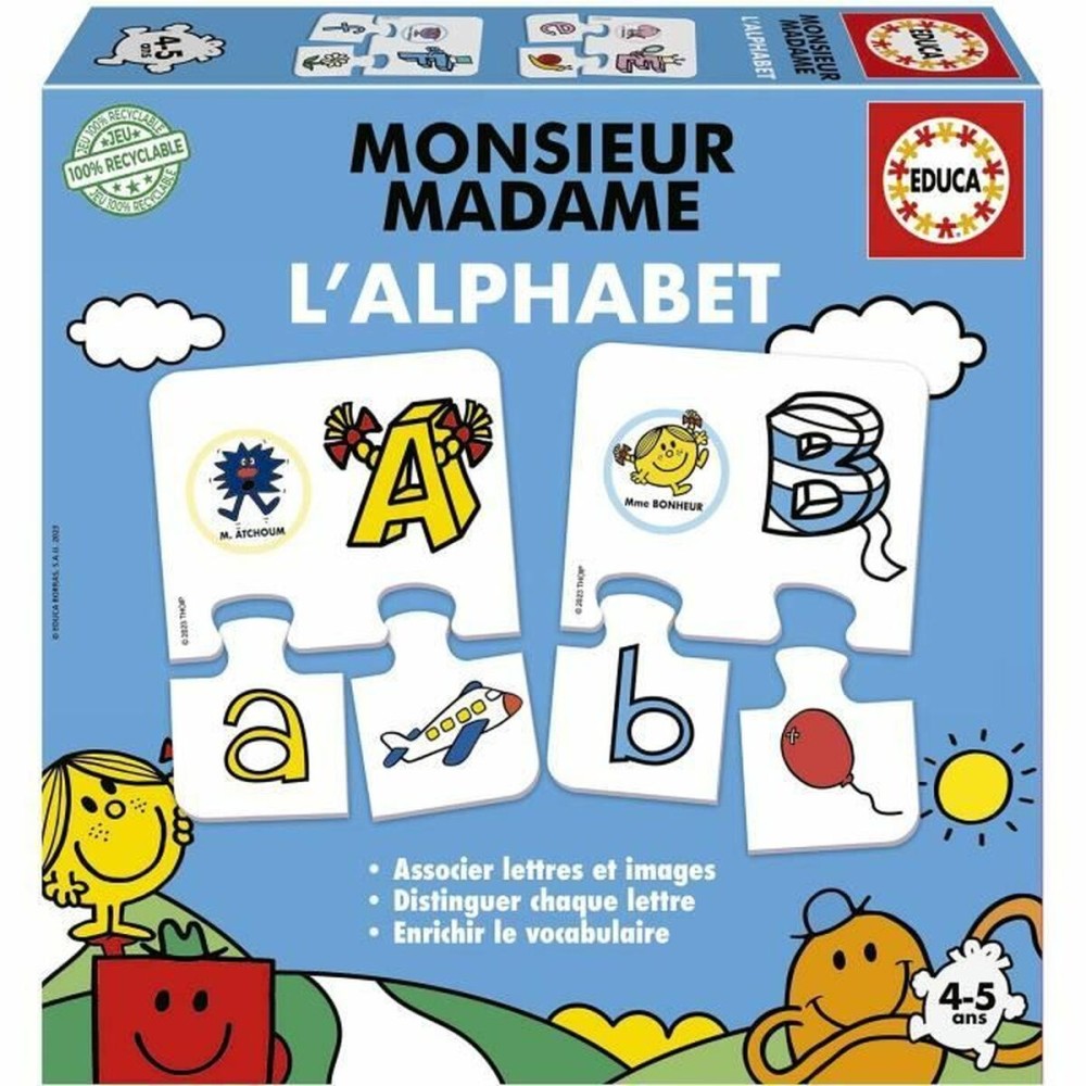 Educational Game Educa Mr. Men and Women