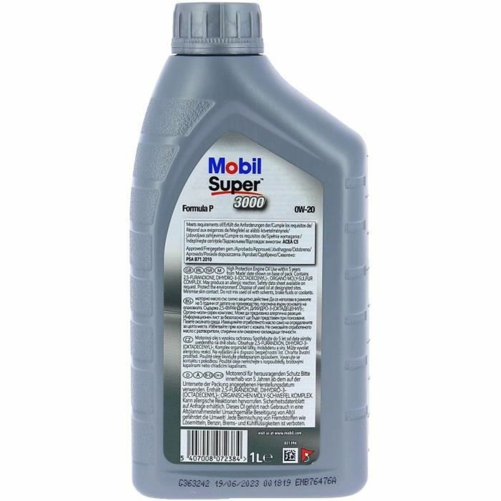 Auto-Motoröl Mobil S3000 0W20 Formula-P 0W20 1 L