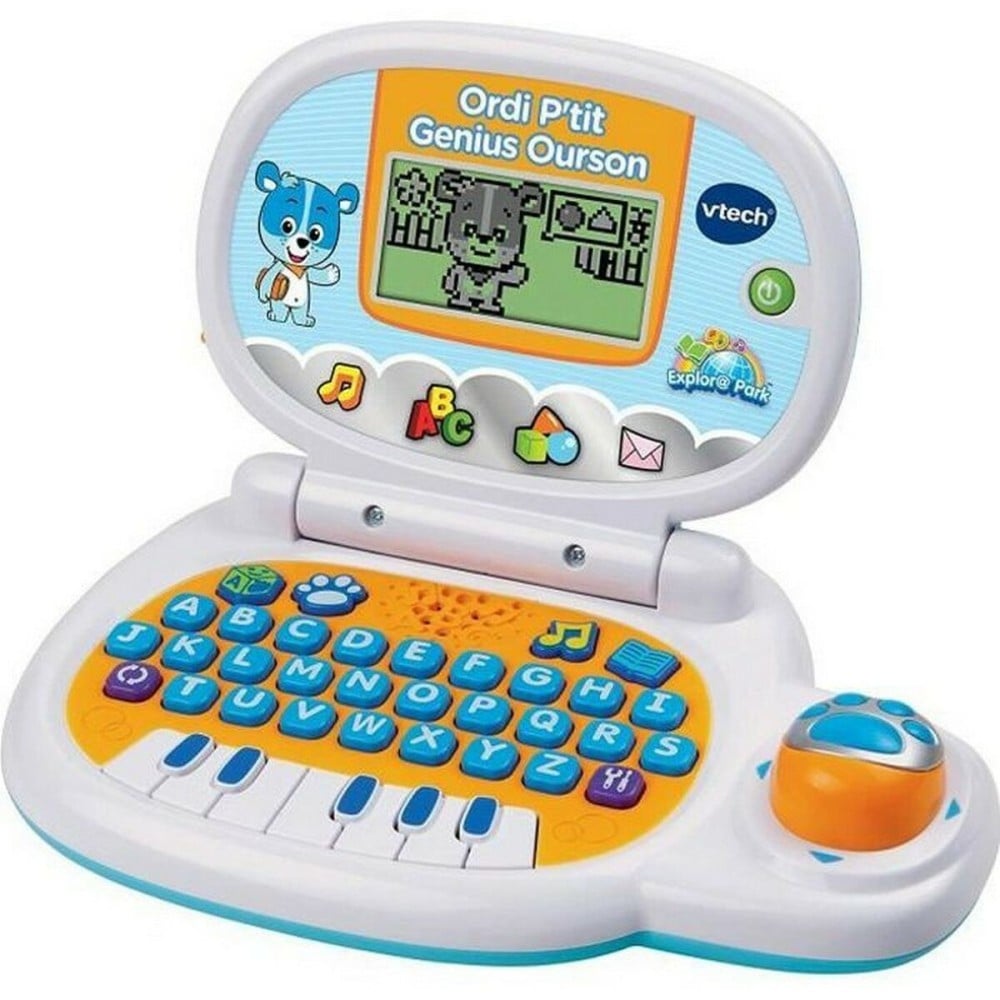 Ordinateur portable Vtech Genius Blue Bear 26 x 5,5 x 19,7 cm Jouet éducatif FR