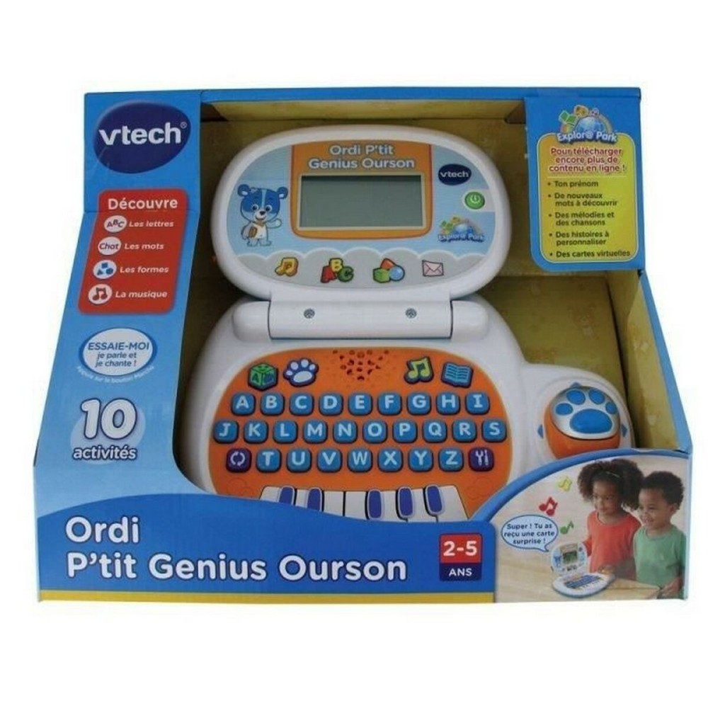 Laptop Vtech Genius Blue Bear 26 x 5,5 x 19,7 cm Pädagogisches Spielzeug FR