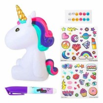 Illuminated Unicorn DIY Unicorn Canal Toys OFG 106 White Aluminium Plastic