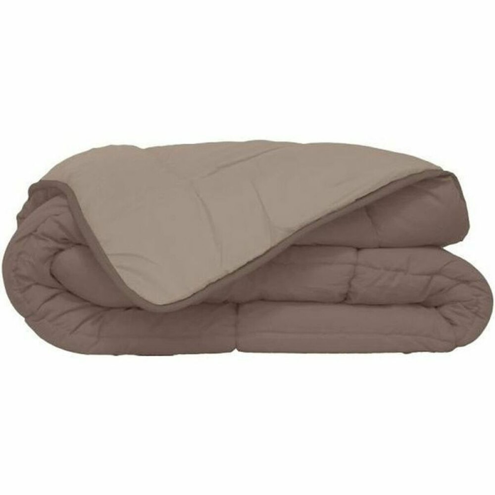 Couette légère Poyet  Motte Marron Beige 200 g/m² 240 x 260 cm