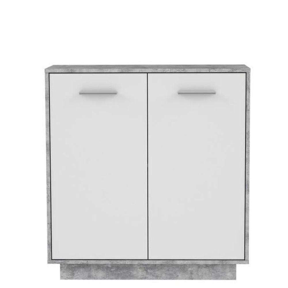 Meubles de rangement Bois Gris clair Blanc (88,9 x 34,2 x 88,1 cm)