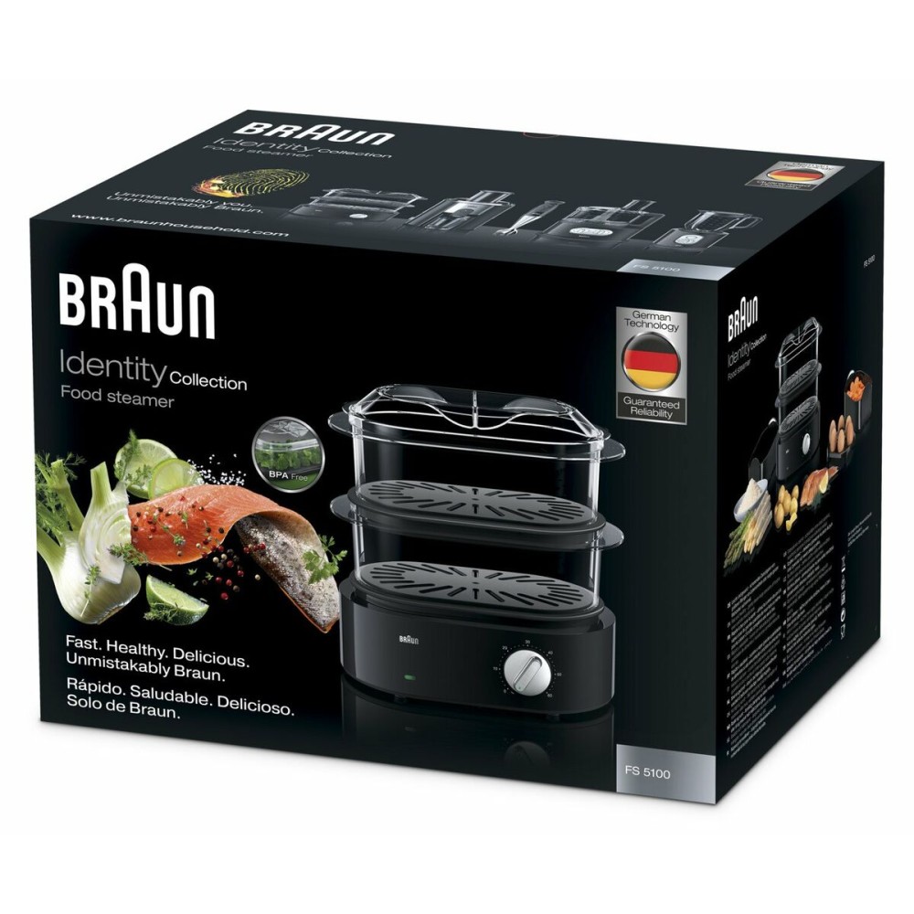 Cuiseur vapeur Braun FS 5100 Noir 850 W 850 W