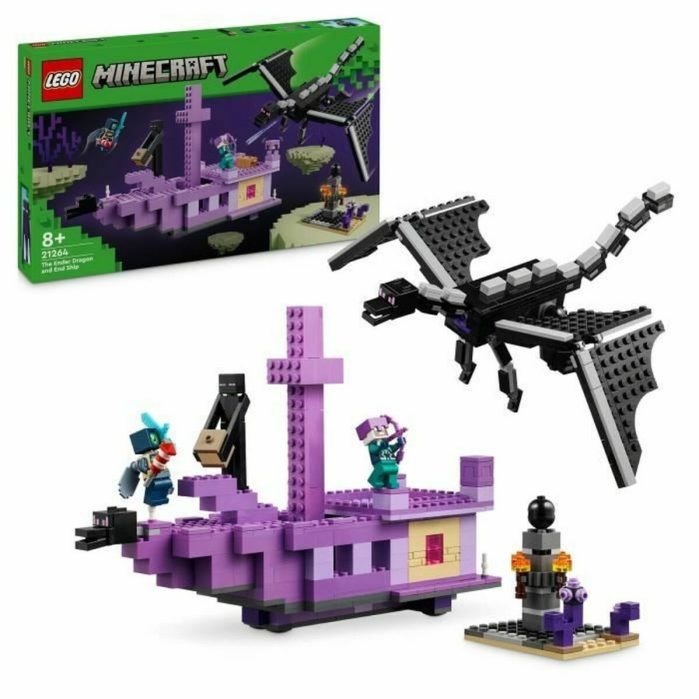 Konstruktionsspiel Lego Ender Dragon & Ship Bunt