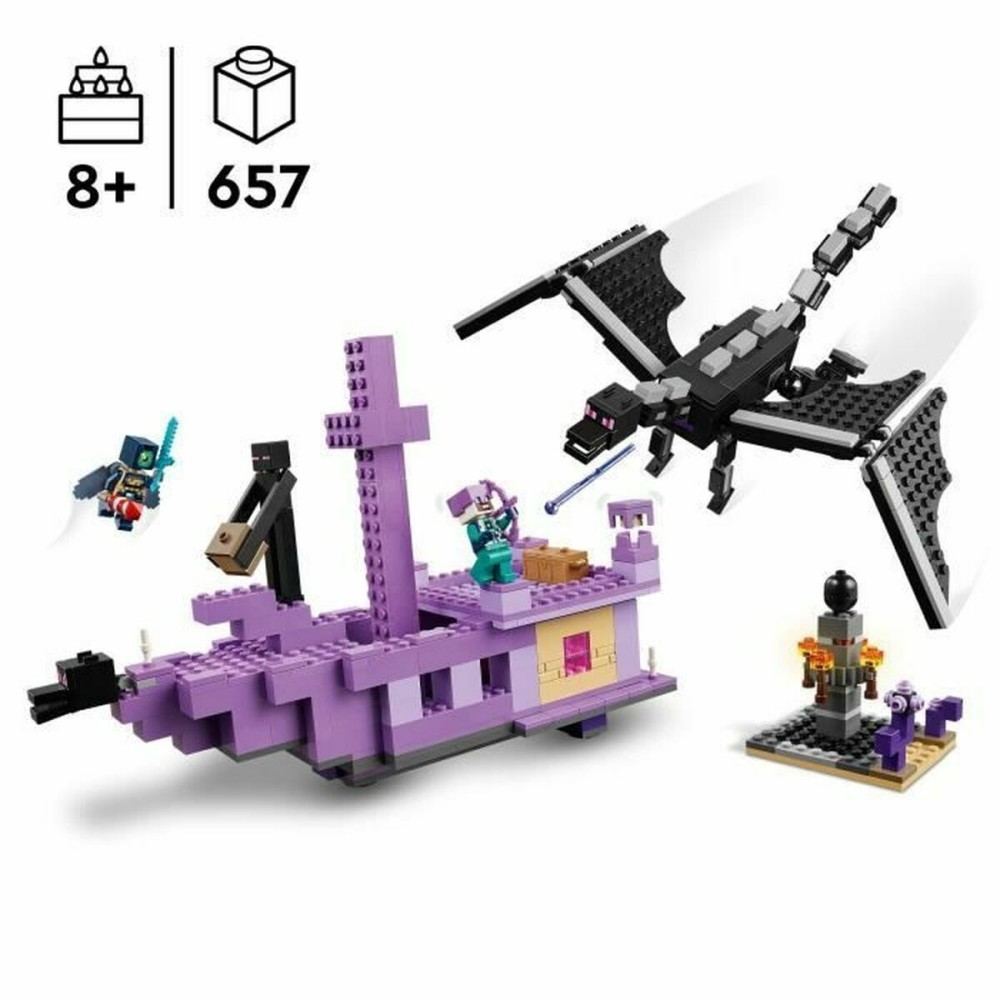 Construction set Lego Ender Dragon & Ship Multicolour