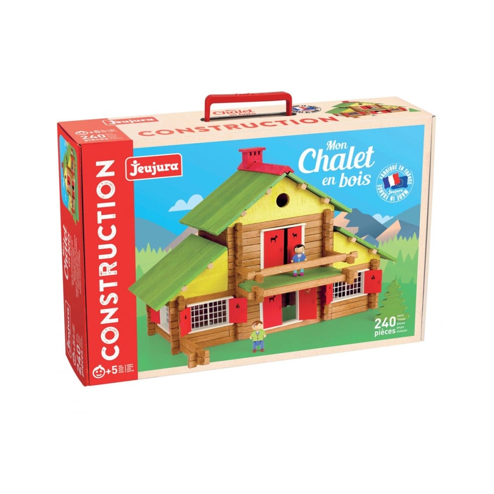 Building Blocks Jeujura My Wooden Chalet 8005 240 Pieces