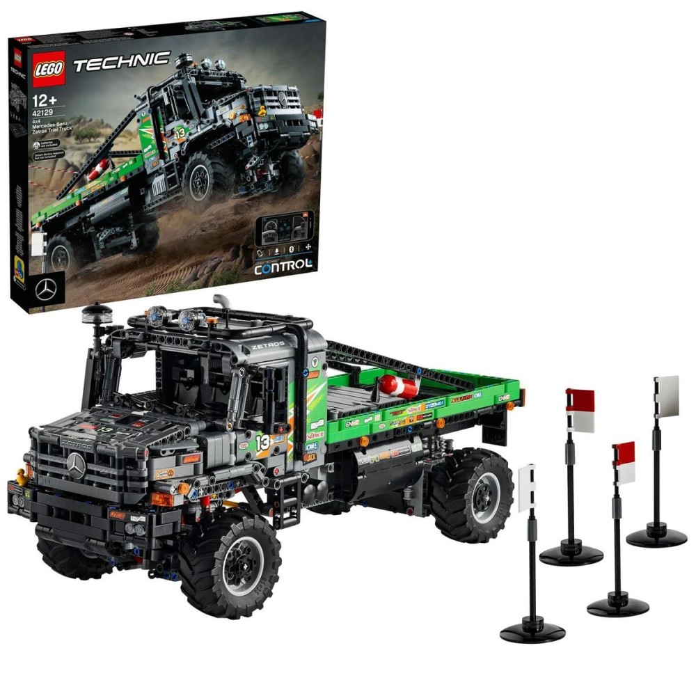 Set de construction Lego 42129 Technic Mercedes-Benz Zetros 4x4 rouge noir