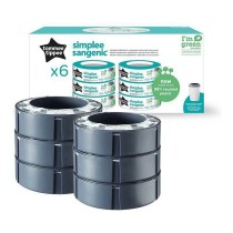 Rechange Tommee Tippee Simplee Sangenic 6 Unités