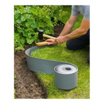 Garden Fence Nature Grey Polyethylene 7,5 cm x 10 m