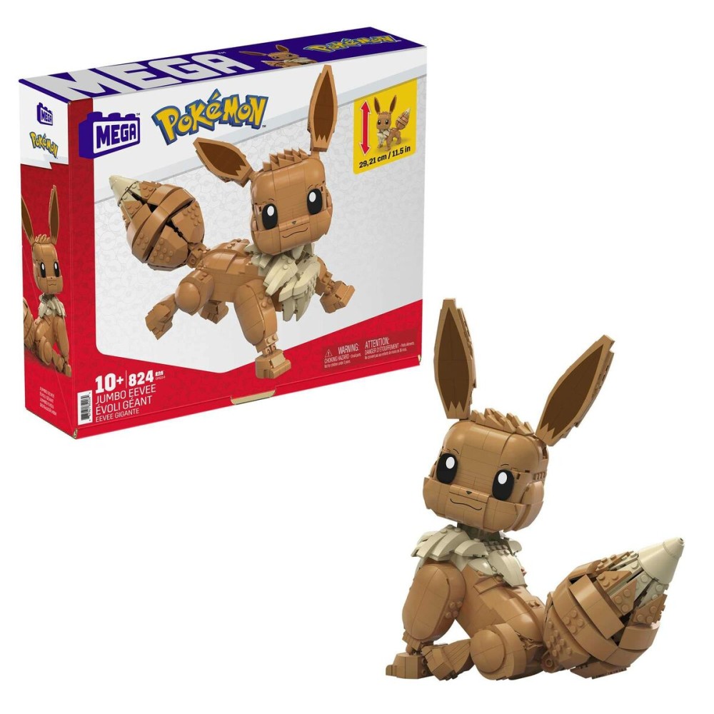 Set de construction Pokémon Pokemon Eevee Giant Multicouleur