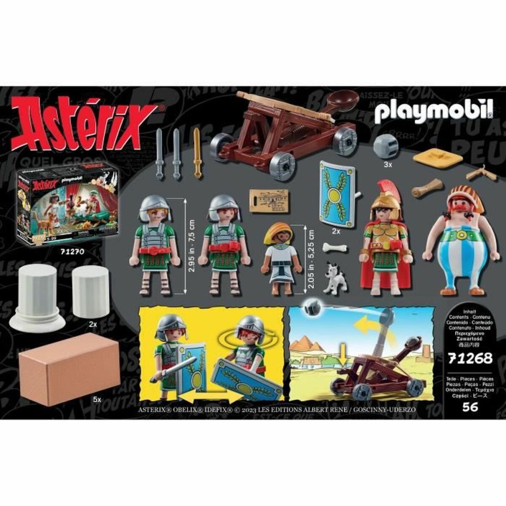 Playset Playmobil Astérix: Numerobis and the Battle of the Palace 71268 56 Stücke