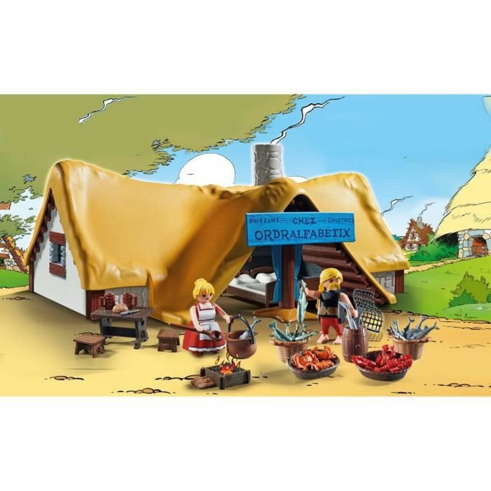 Playset Playmobil Astérix: Ordralfabetix Hut 71266 73 Stücke