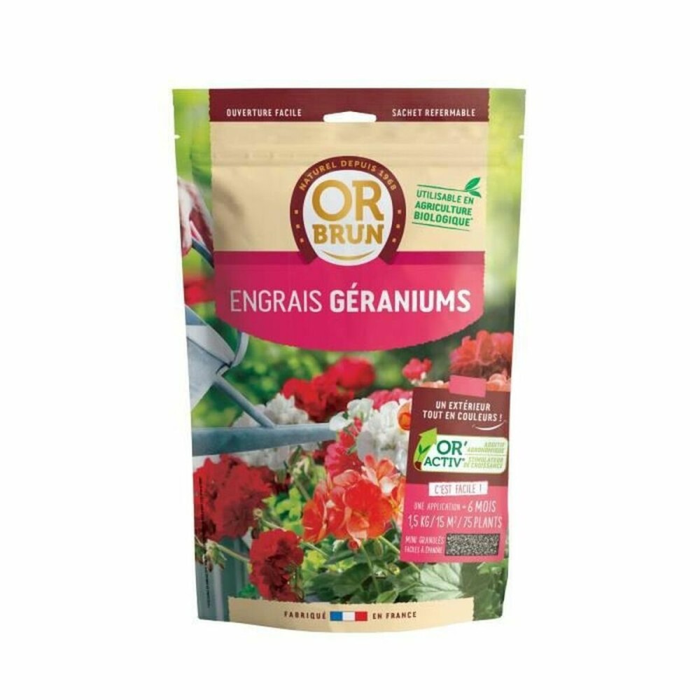 Engrais pour les plantes OR BRUN Geranium 1,5 Kg