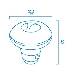 Distributeur de Chlore EDM Ø 22,5 x 20 cm