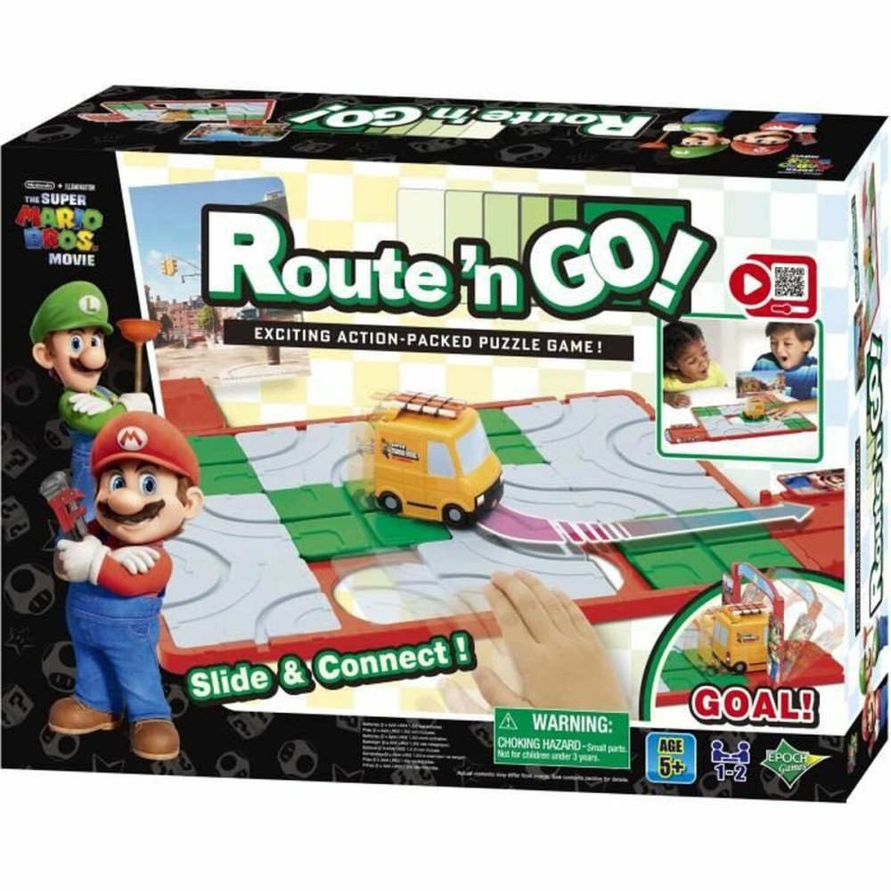 Jeu de société EPOCH D'ENFANCE Super Mario Route'N Go