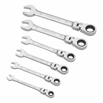 Combination spanner set Stanley 181a.25cpepb 8-19 mm 6 Pieces