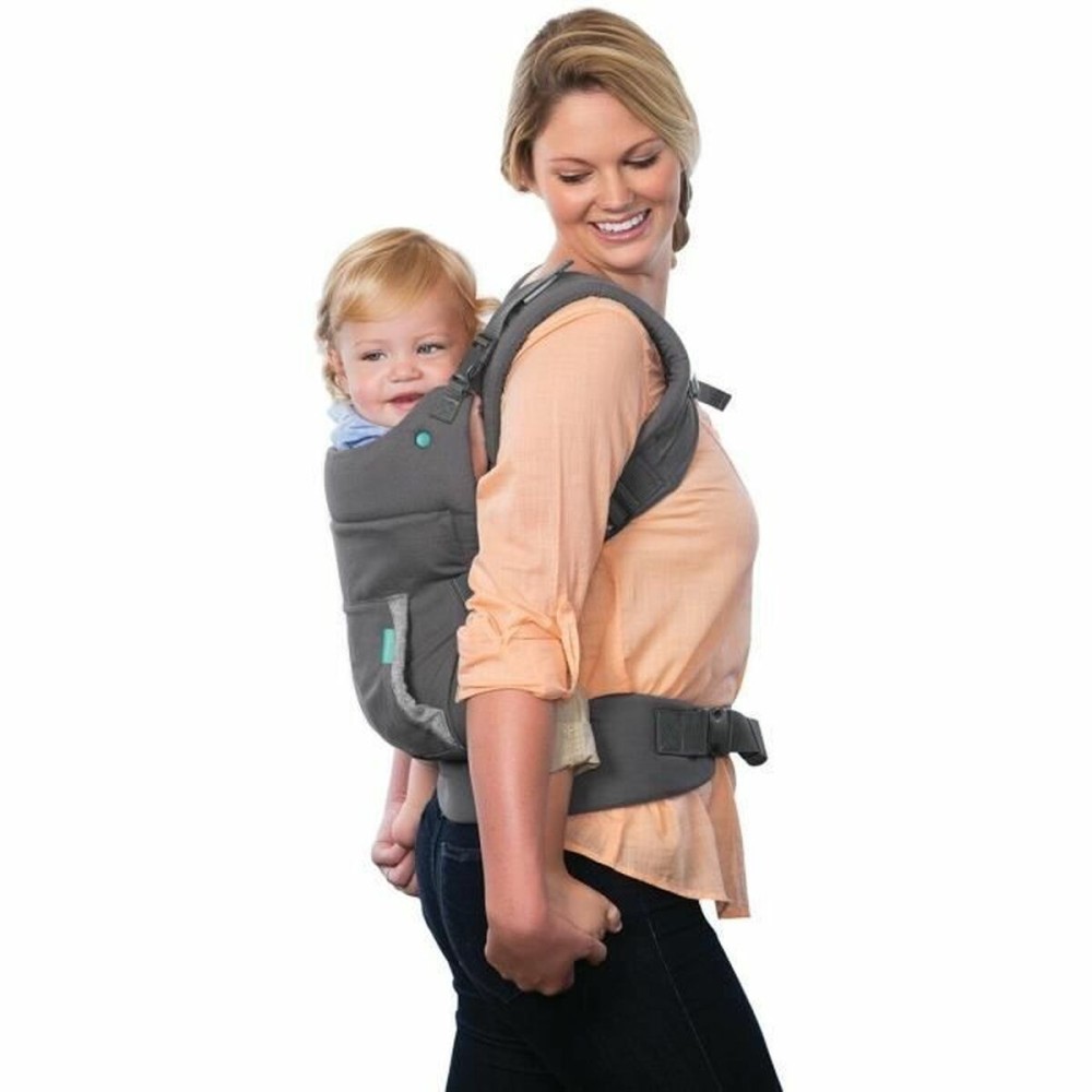 Baby Carrier Backpack Infantino Cuddle Up Bear Grey + 0 Years + 0 Months