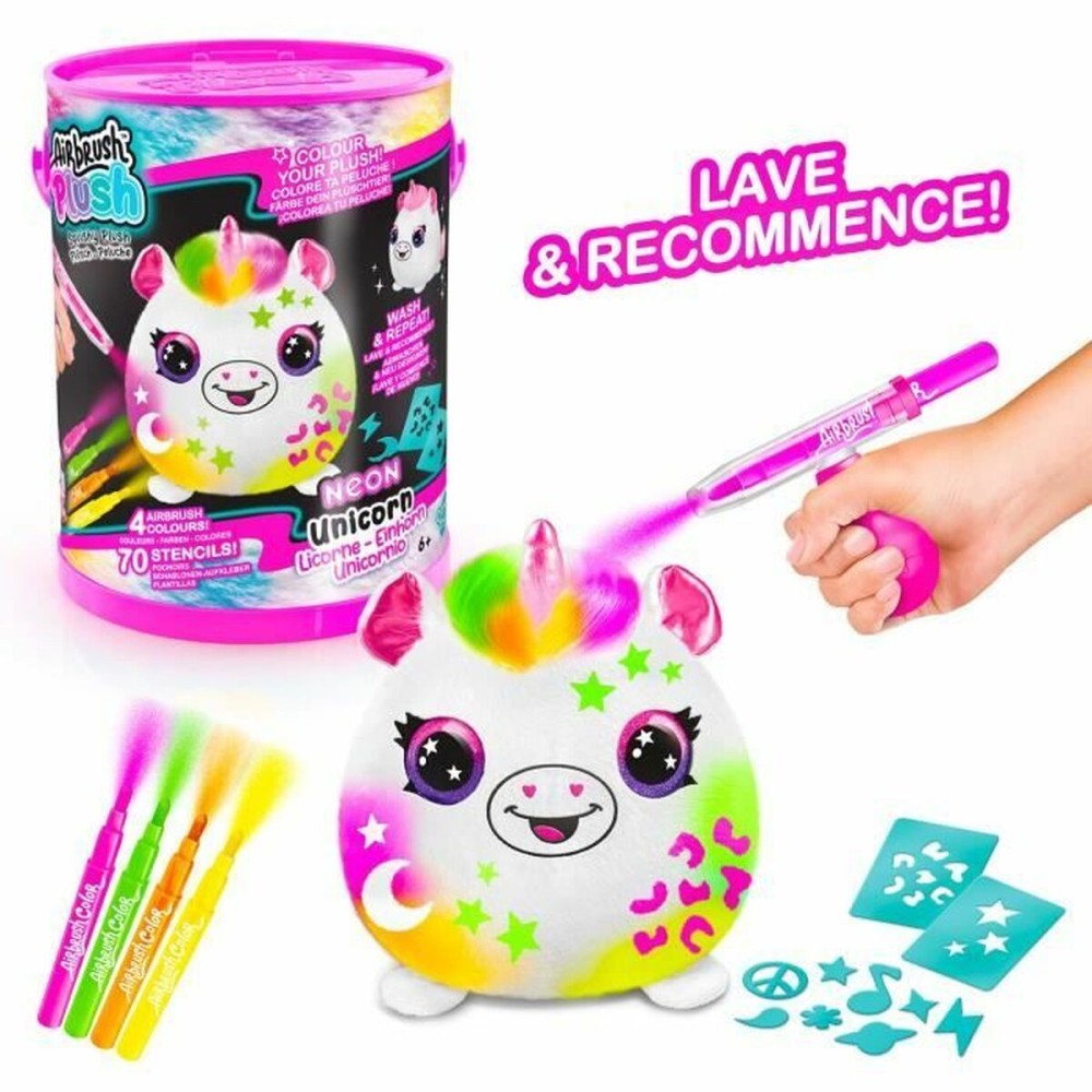 Animal en Peluche Canal Toys Neon Licorne