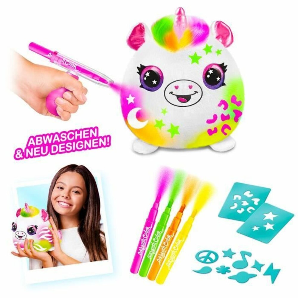 Animal en Peluche Canal Toys Neon Licorne