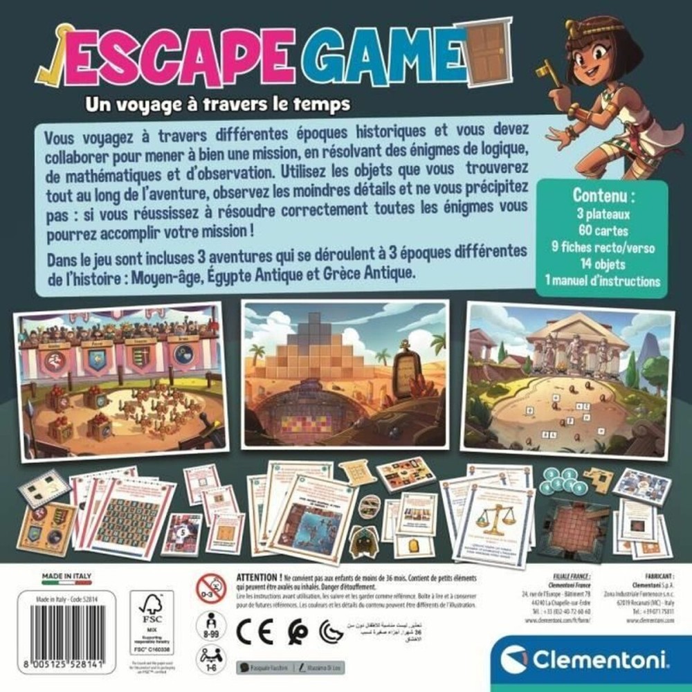 Jeu de société Clementoni Escape Room (FR)