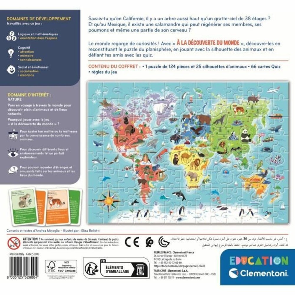 Jouet Educatif Clementoni À la découverte du monde (FR)