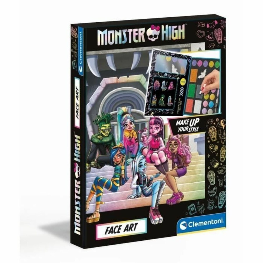 Kit de maquillage pour enfant Clementoni Monster High Fashion Designer Multicouleur