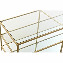 Table Basse DKD Home Decor Doré 120 x 50 x 45 cm Miroir Métal