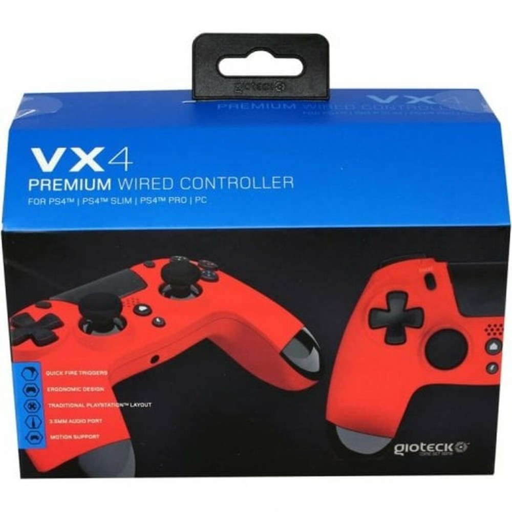 Gaming Control GIOTECK VX4PS4-43-MU Red Bluetooth PC