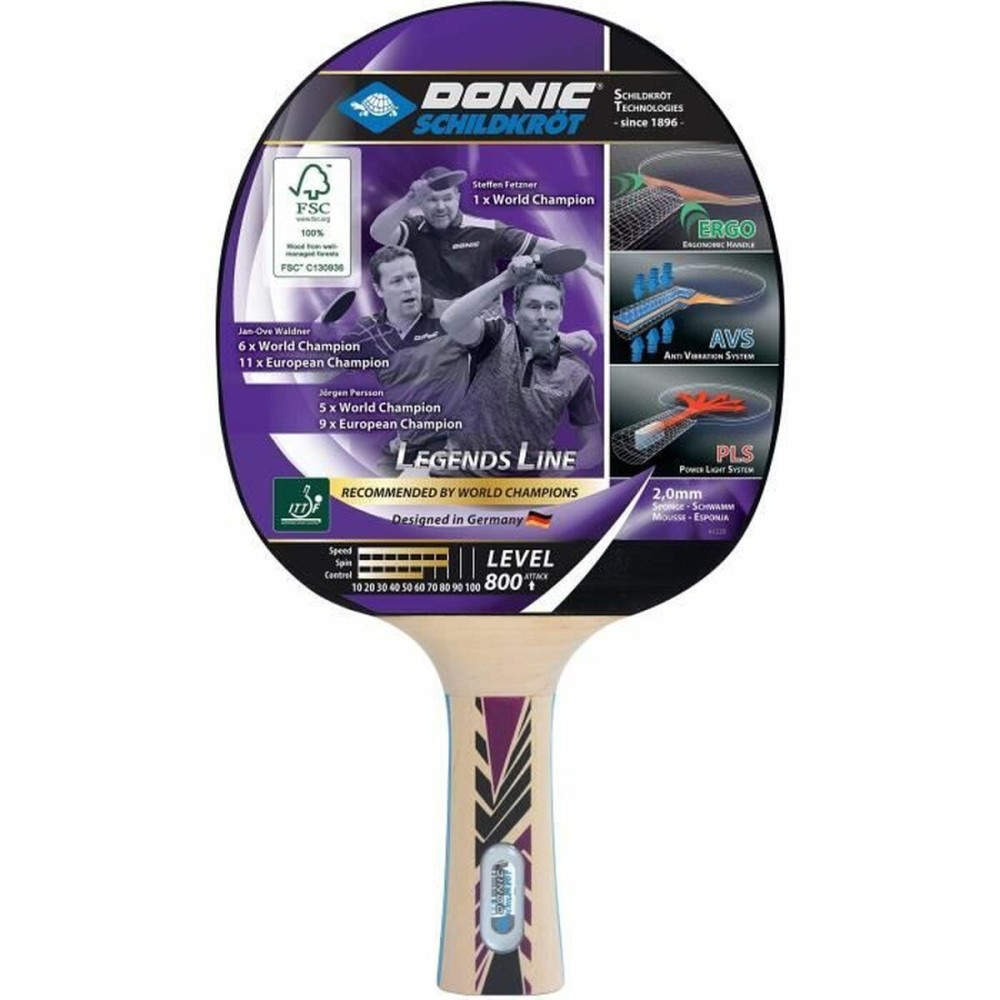 Ping Pong Racket Schildkröt Legends 800