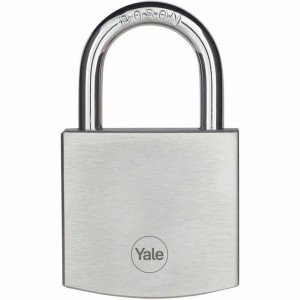 Key padlock Yale Rectangular Silver