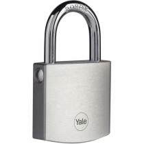 Key padlock Yale Rectangular Silver