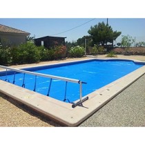 Poolabdeckung Ubbink Blau 400 x 610 cm Polyäthylen