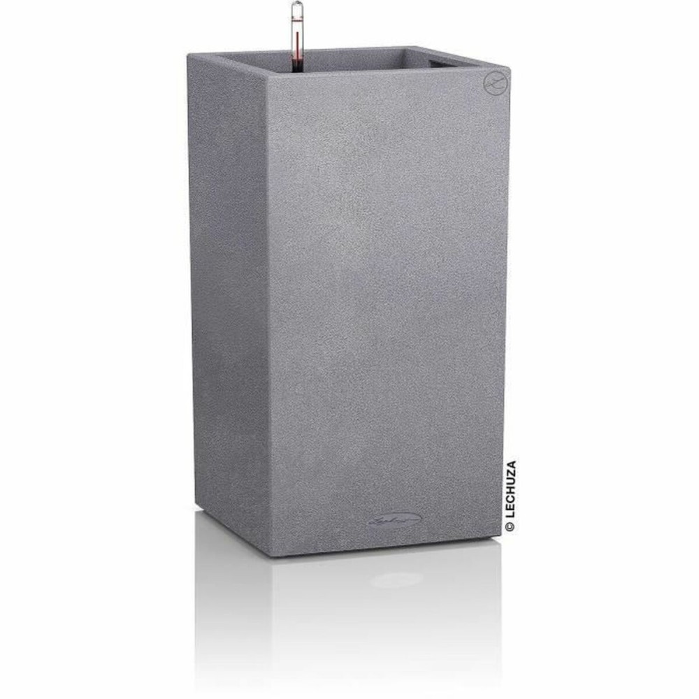 Plant pot Lechuza 40 x 40 x 76 cm Grey polypropylene Rectangular