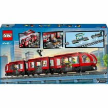 Konstruktionsspiel Lego 60423 Downtown Tram and Station Bunt