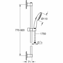 Colonne de douche Grohe Vitalio Start 110 Silicone