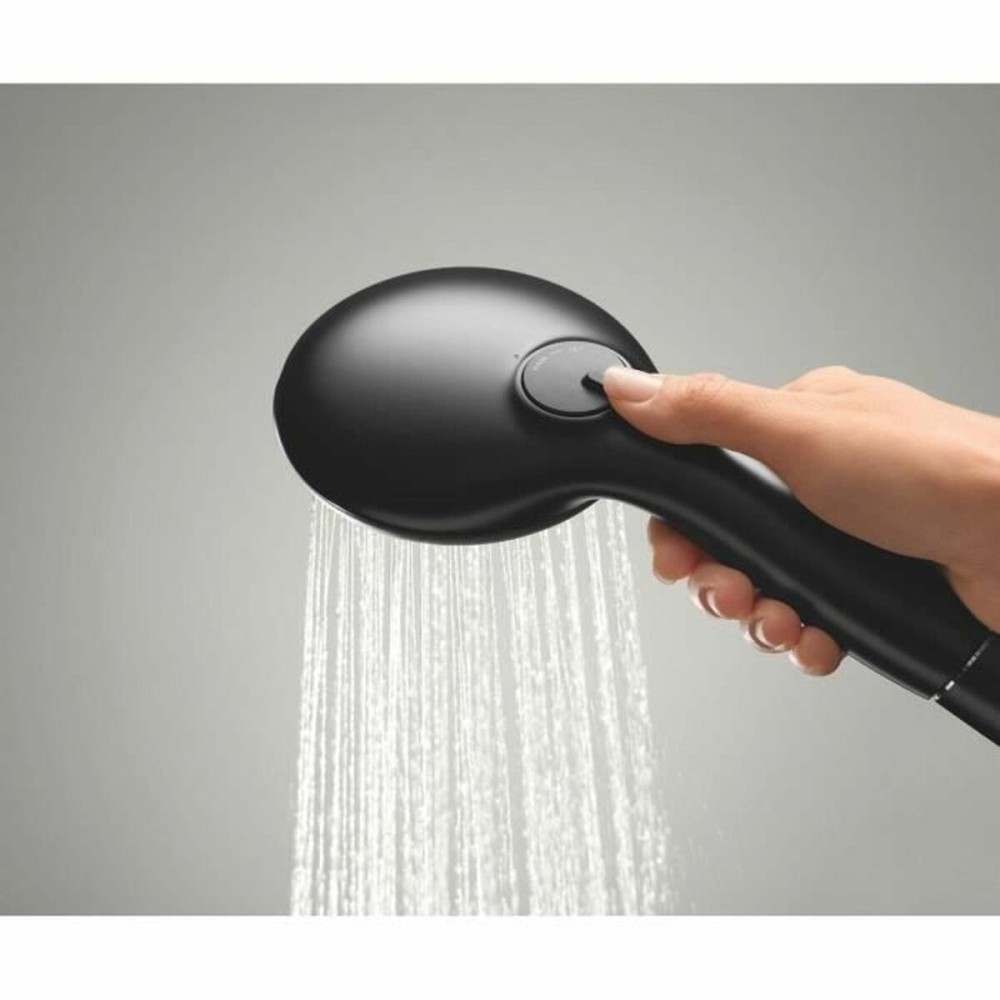 Pomme de douche Grohe Noir Noir mat Silicone