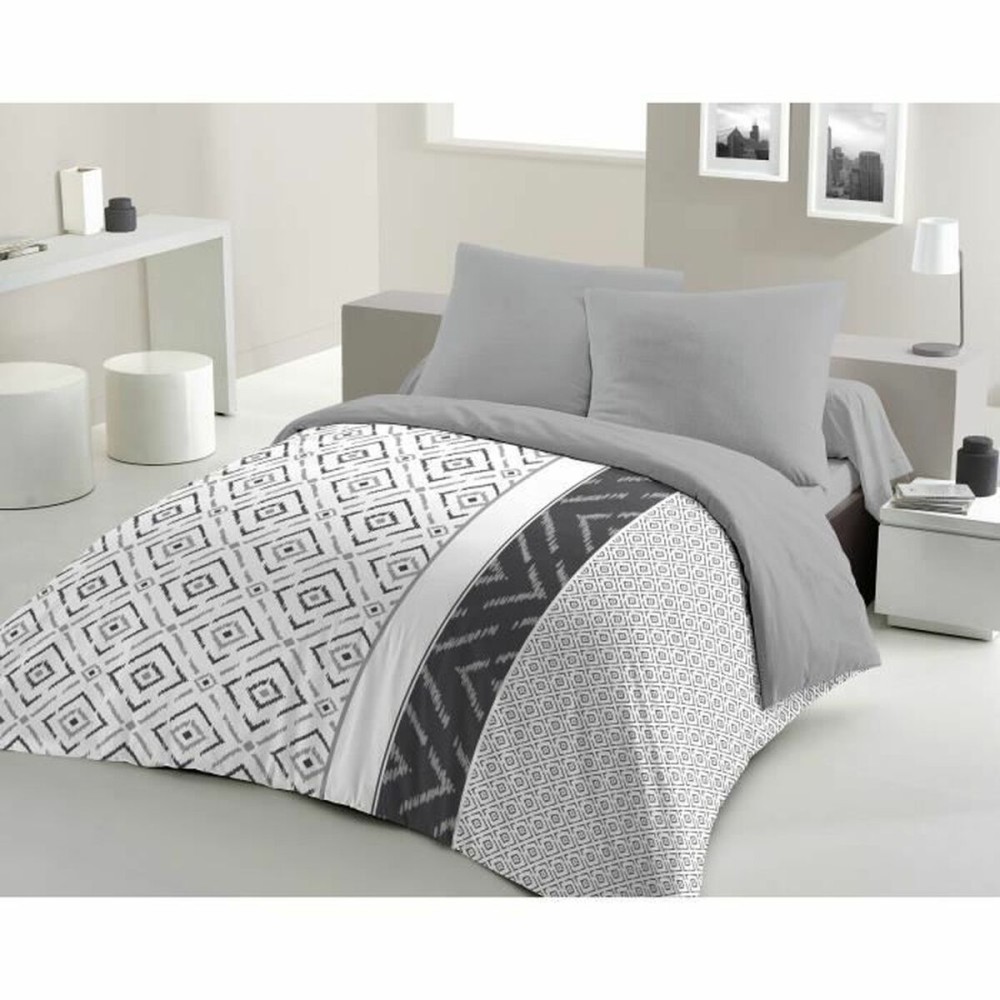 Bettbezug-Set HOME LINGE PASSION Dream Grau 220 x 240 cm