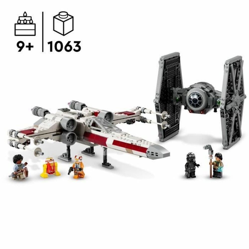 Konstruktionsspiel Lego 75393 TIE Fighter and X-Wing Combiner 1063 Stücke