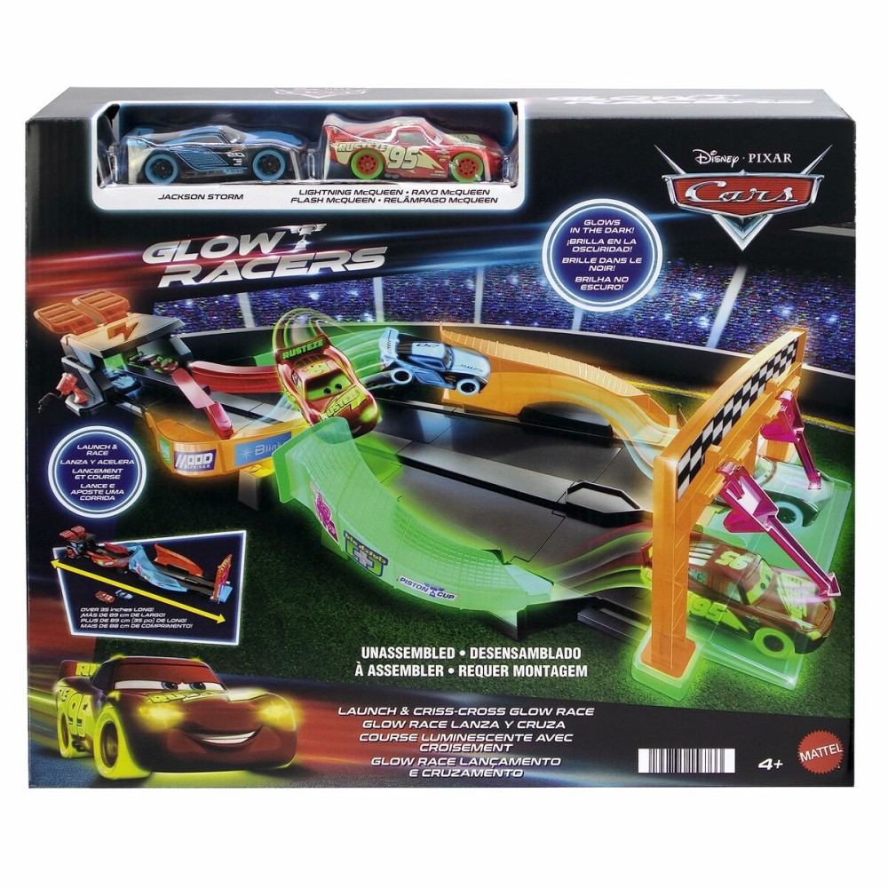 Piste Abschussrampe Mattel Glow Racers Glow in the Dark