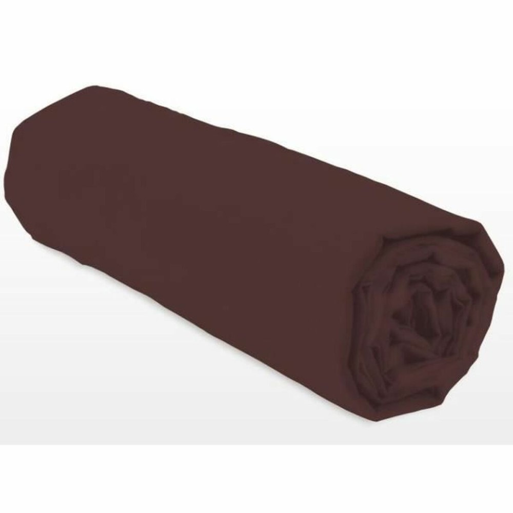 Fitted bottom sheet Lovely Home LH71596 Brown 140 x 190 + 30 cm