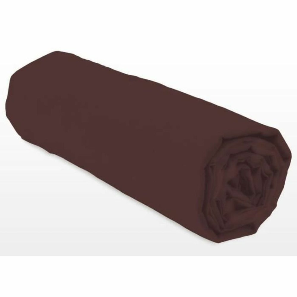 Fitted bottom sheet Lovely Home LH71598 Brown 180 x 200 + 25 cm