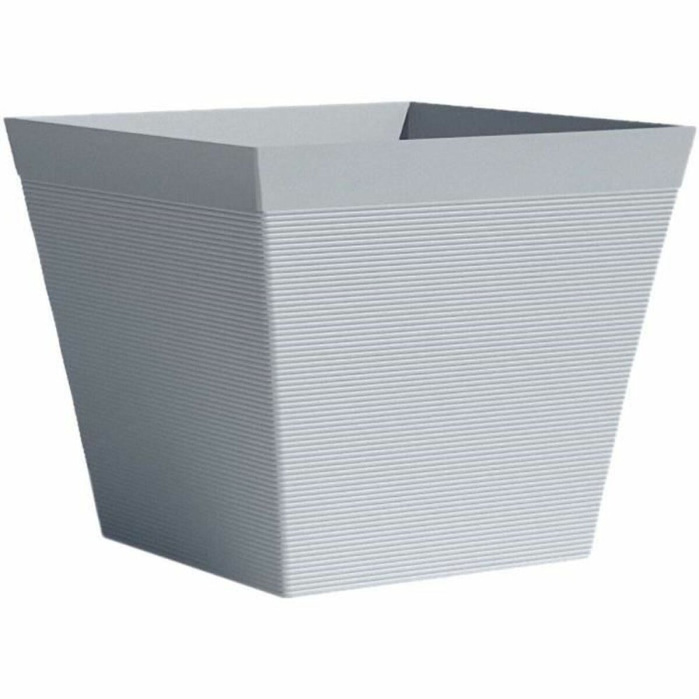 Plant pot Garden ID Blue Grey Squared 33 x 39 x 33 cm