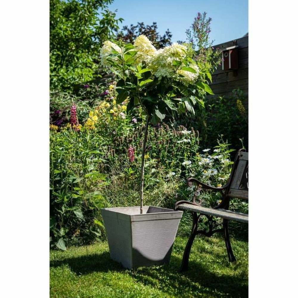 Blumentopf Garden ID Taupe karriert 39 x 33 cm