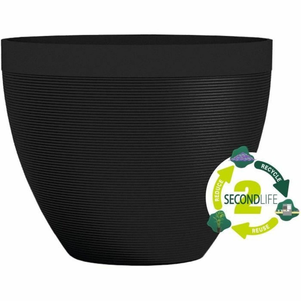 Plant pot Garden ID Black 40 x 31 cm