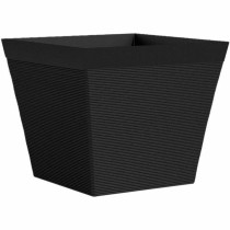 Plant pot Garden ID Black Squared 29 x 26 cm